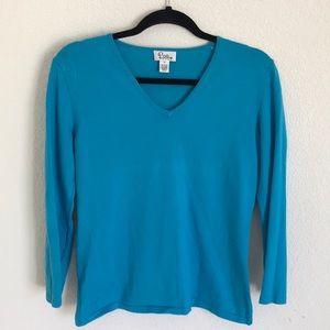 Blue Lilly Pulitzer 3/4 length sweater